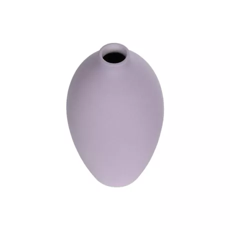 Τεχνητός Κήπος AMETHYST  Διακοσμητικό Κεραμικό Βάζo Μωβ Π8 x Μ8 x Υ14cm