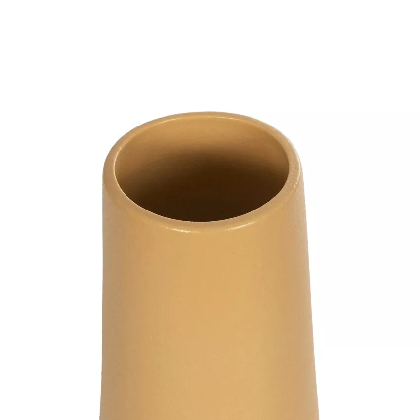 Τεχνητός Κήπος LEGIAN  Διακοσμητικό Κεραμικό Βάζo Πορτοκαλι Π10 x Μ10 x Υ20cm