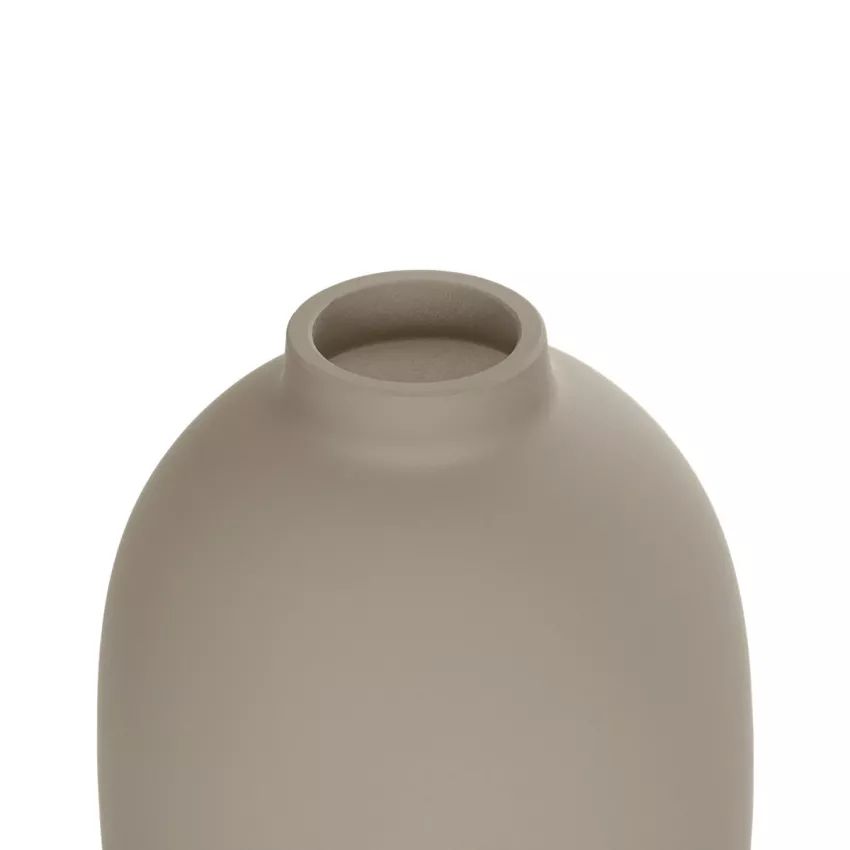 Τεχνητός Κήπος PHUKET  Διακοσμητικό Κεραμικό Βάζo Καφέ Π10 x Μ10 x Υ15cm