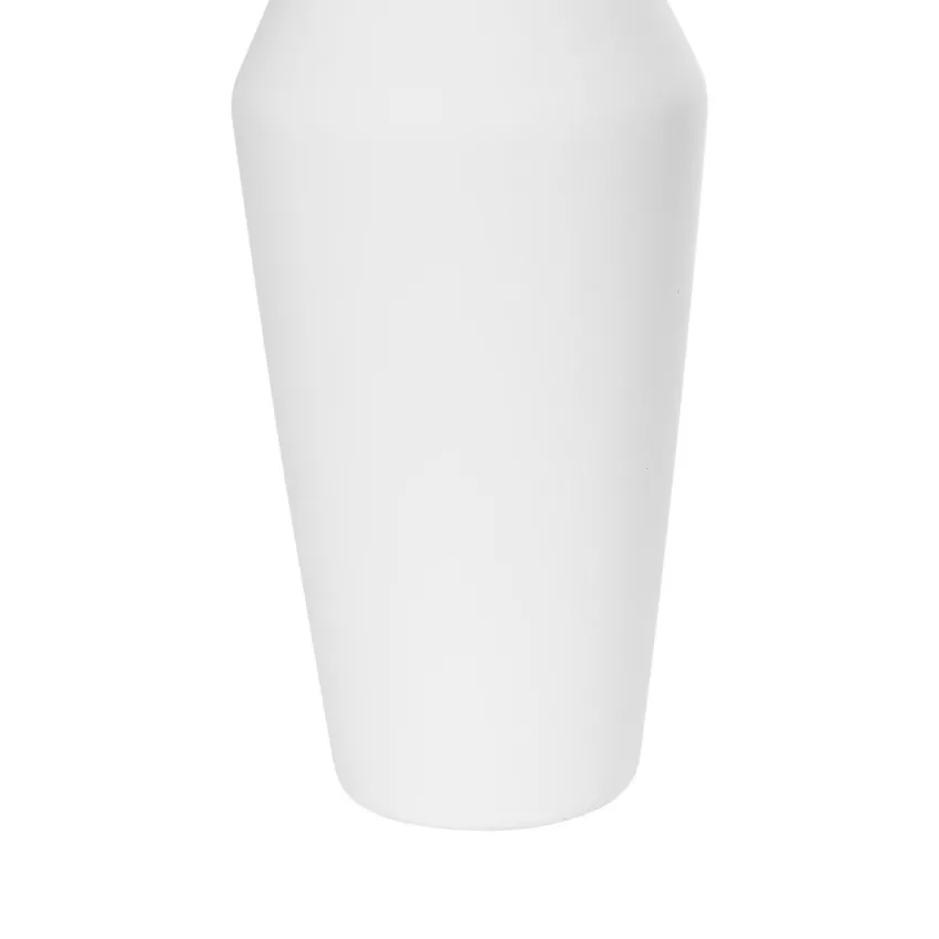 Τεχνητός Κήπος MALVINA  Διακοσμητικό Κεραμικό Βάζo Λευκό Π10 x Μ10 x Υ24cm