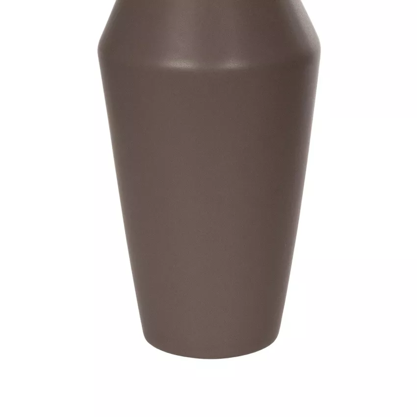 Τεχνητός Κήπος UNIQUE  Διακοσμητικό Κεραμικό Βάζo Καφέ Π10 x Μ10 x Υ24cm