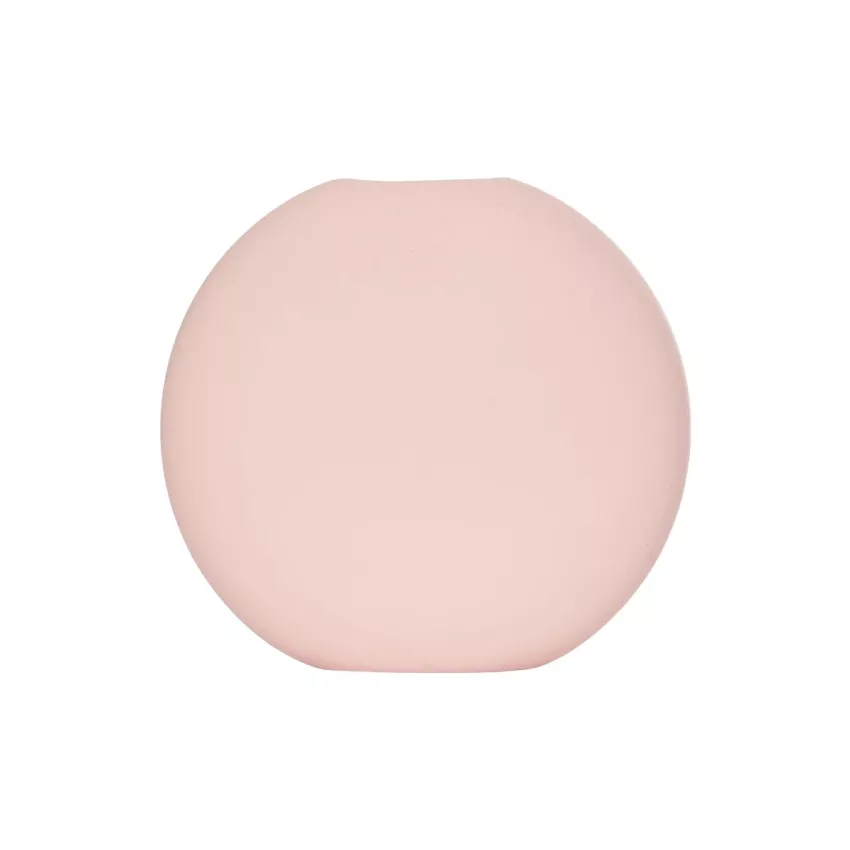 Τεχνητός Κήπος SICILY  Διακοσμητικό Κεραμικό Βάζo Ροζ Π15 x Μ15 x Υ14cm