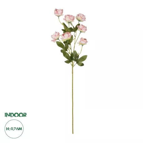 Τεχνητός Κήπος PINK BRANCH PEONY  Τεχνητό Διακοσμητικό Κλαδί Ρόζ Παιώνιας Y76cm