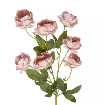 Τεχνητός Κήπος PINK BRANCH PEONY  Τεχνητό Διακοσμητικό Κλαδί Ρόζ Παιώνιας Y76cm