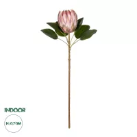 Τεχνητός Κήπος PINK KING FLOWER BRANCH  Τεχνητό Διακοσμητικό Κλαδί KING FLOWER Ρόζ Y70cm