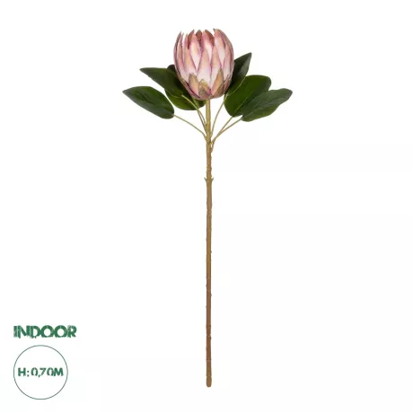Τεχνητός Κήπος PINK KING FLOWER BRANCH  Τεχνητό Διακοσμητικό Κλαδί KING FLOWER Ρόζ Y70cm