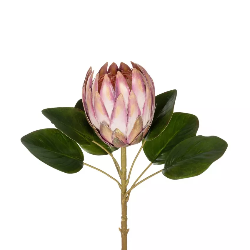 Τεχνητός Κήπος PINK KING FLOWER BRANCH  Τεχνητό Διακοσμητικό Κλαδί KING FLOWER Ρόζ Y70cm