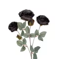 Τεχνητός Κήπος PURPLE ROSE BRANCH  Τεχνητό Διακοσμητικό Κλαδί Τριαντάφυλλα Μωβ Y60cm