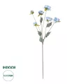 Τεχνητός Κήπος SKY BLUE PAEONIA BRANCH  Τεχνητό Διακοσμητικό Κλαδί Παιώνιας Μπλέ Y82cm