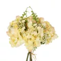 Τεχνητός Κήπος YELLOW HYDRANGEA BOUQUET  Τεχνητό Διακοσμητικό Μπουκέτο Κίτρινη Ορτανσία Y33cm