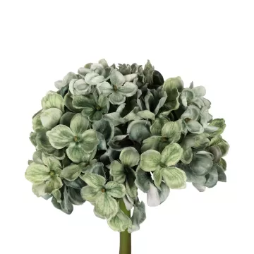 Τεχνητός Κήπος GREEN HYDRANGEA BRANCH  Τεχνητό Διακοσμητικό Κλαδί Πράσινη Ορτανσία Y47cm