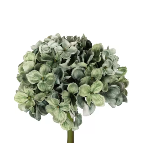 Τεχνητός Κήπος GREEN HYDRANGEA BRANCH  Τεχνητό Διακοσμητικό Κλαδί Πράσινη Ορτανσία Y47cm