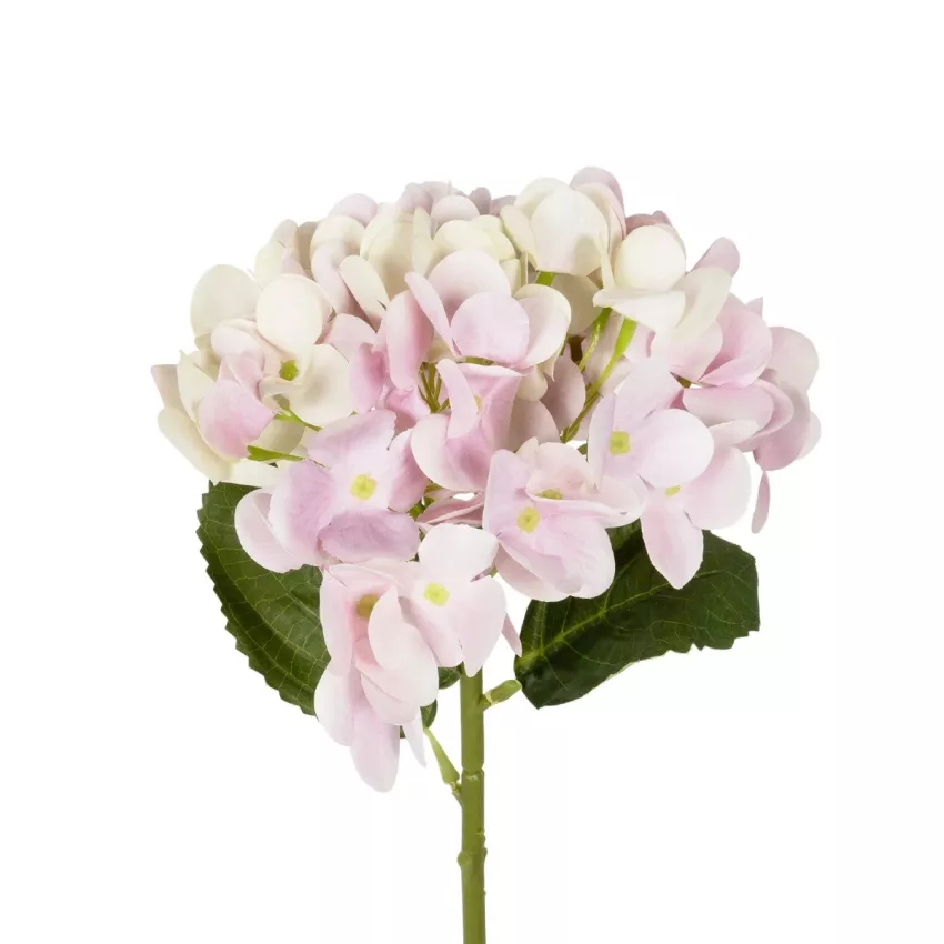 Τεχνητός Κήπος PINK HYDRANGEA BRANCH  Τεχνητό Διακοσμητικό Κλαδί Ροζ Ορτανσία Y48cm