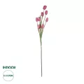 Τεχνητός Κήπος PINK TULIP BRANCH  Τεχνητό Διακοσμητικό Κλαδί Ροζ Τουλίπα Y92cm