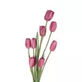 Τεχνητός Κήπος PINK TULIP BRANCH  Τεχνητό Διακοσμητικό Κλαδί Ροζ Τουλίπα Y92cm