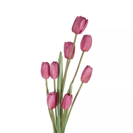 Τεχνητός Κήπος PINK TULIP BRANCH  Τεχνητό Διακοσμητικό Κλαδί Ροζ Τουλίπα Y92cm