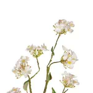 Τεχνητός Κήπος WHITE CHERRY BLOSSOM BRANCH  Τεχνητό Διακοσμητικό Λευκό Κλαδί Κερασίας Y88cm
