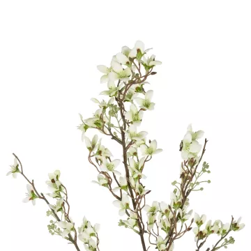 Τεχνητός Κήπος WHITE FORSYTHIA BRANCH  Τεχνητό Διακοσμητικό Λευκό Κλαδί Φορσύθιας Y83cm