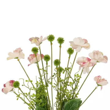 Τεχνητός Κήπος PINK CANAION FLOWER BOUQUET  Τεχνητό Διακοσμητικό Μπουκέτο Ροζ Κάννα Y60cm