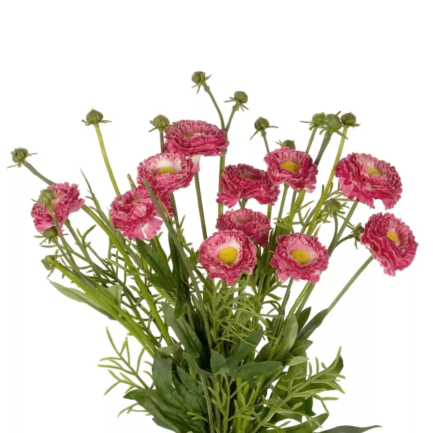 Τεχνητός Κήπος PINK CHRYSANTHEMUM BOUQUET  Τεχνητό Διακοσμητικό Μπουκέτο Ροζ Χρυσάνθεμο Y50cm