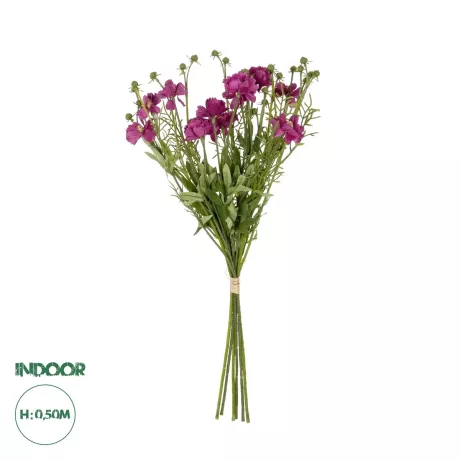 Τεχνητός Κήπος PURPLE CHRYSANTHEMUM BOUQUET  Τεχνητό Διακοσμητικό Μπουκέτο Μωβ Χρυσάνθεμο Y50cm