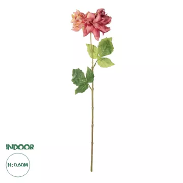 Τεχνητός Κήπος PINK DHALIA BRANCH  Τεχνητό Διακοσμητικό Ροζ Κλαδί Ντάλια Y60cm