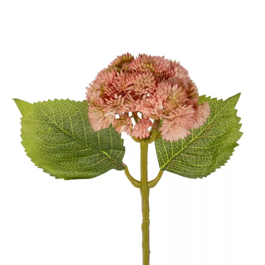 Τεχνητός Κήπος PINK SEDUM BRANCH  Τεχνητό Διακοσμητικό Κλαδί Ροζ Σέδο Y38cm