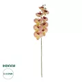 Τεχνητός Κήπος PING SALMON ORCHID BRANCH  Τεχνητό Διακοσμητικό Κλαδί  Ροζ Ορχιδέα Y95cm