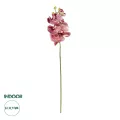 Τεχνητός Κήπος  PINK ORCHID  BRANCH  Τεχνητό Διακοσμητικό Κλαδί Ροζ Ορχιδέα Y70cm