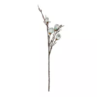 Τεχνητός Κήπος LIGHT BLUE MAGNOLIA BRANCH  Τεχνητό Διακοσμητικό Κλαδί Μπλε Μαγνόλια Y105cm