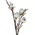Τεχνητός Κήπος LIGHT BLUE MAGNOLIA BRANCH  Τεχνητό Διακοσμητικό Κλαδί Μπλε Μαγνόλια Y105cm