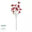 Τεχνητός Κήπος RED MAGNOLIA BRANCH  Τεχνητό Διακοσμητικό Κλαδί Κόκκινη Μαγνόλια Y86cm
