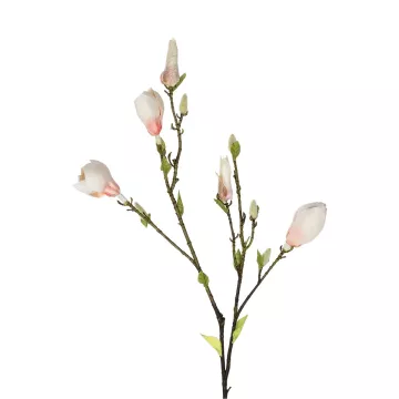 Τεχνητός Κήπος CHAMPAGNE MAGNOLIA BRANCH  Τεχνητό Διακοσμητικό Κλαδί Σαμπανί Μαγνόλια Y100cm