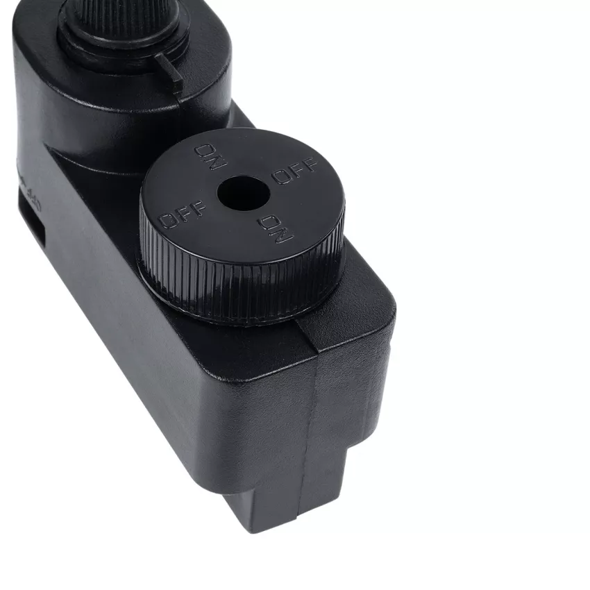 Αντάπτορας Κρέμασης Φωτιστικού -  Μονοφασικός 2 Καλωδίων με 1 Μέτρο Υφασμάτινο Καλώδιο και Ντουί E27 AC 220-240V IP20 Μ7 x Π3 x Υ4cm - Μαύρο