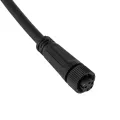 Καλώδιο Τροφοδοσίας από DC Male σε Ατερμάτιστο Καλώδιο για RGB Spot & Wall Washer Μαύρο Μ1.5 x Π1.5 x Y20cm