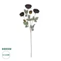 Τεχνητός Κήπος PURPLE ROSE BRANCH  Τεχνητό Διακοσμητικό Κλαδί Τριαντάφυλλα Μωβ Y60cm