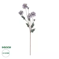 Τεχνητός Κήπος PURPLE CHRYSANTHEMUM BRANCH  Τεχνητό Διακοσμητικό Μωβ Κλαδί Χρυσάνθεμο Y83cm