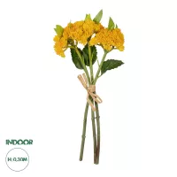 Τεχνητός Κήπος YELLOW SEDUM BOUQUET  Τεχνητό Διακοσμητικό Μπουκέτο Κίτρινο Σέδο Y30cm