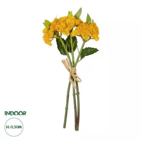 Τεχνητός Κήπος YELLOW SEDUM BOUQUET  Τεχνητό Διακοσμητικό Μπουκέτο Κίτρινο Σέδο Y30cm