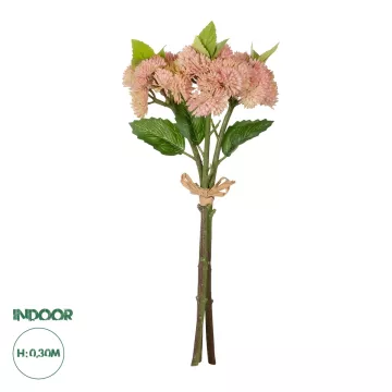 Τεχνητός Κήπος SALMON PINK SEDUM BOUQUET  Τεχνητό Διακοσμητικό Μπουκέτο Ροζ Σέδο Y30cm