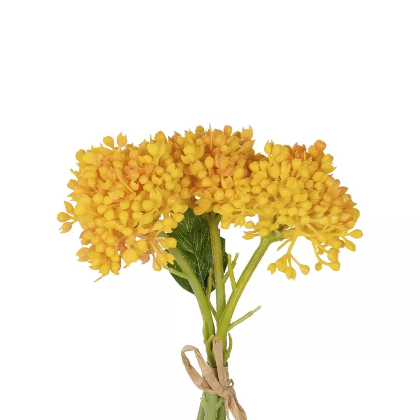 Τεχνητός Κήπος YELLOW HYACINTH BOUQUET  Τεχνητό Διακοσμητικό Μπουκέτο Κίτρινος Υάκυνθος Y30cm