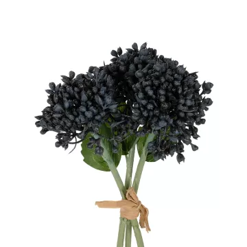 Τεχνητός Κήπος BLACK HYACINTH BOUQUET  Τεχνητό Διακοσμητικό Μπουκέτο Μαύρο Υάκυνθος Y30cm