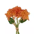 Τεχνητός Κήπος ORANGE HYACINTH BOUQUET  Τεχνητό Διακοσμητικό Μπουκέτο Πορτοκαλί Υάκυνθος Y30cm