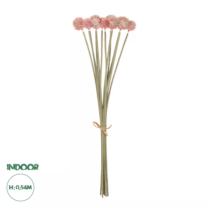 Τεχνητός Κήπος PINK DANDELION BOUQET  Τεχνητό Διακοσμητικό Ταραξάκο Μπουκέτο Y54cm