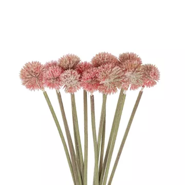 Τεχνητός Κήπος PINK DANDELION BOUQET  Τεχνητό Διακοσμητικό Ταραξάκο Μπουκέτο Y54cm
