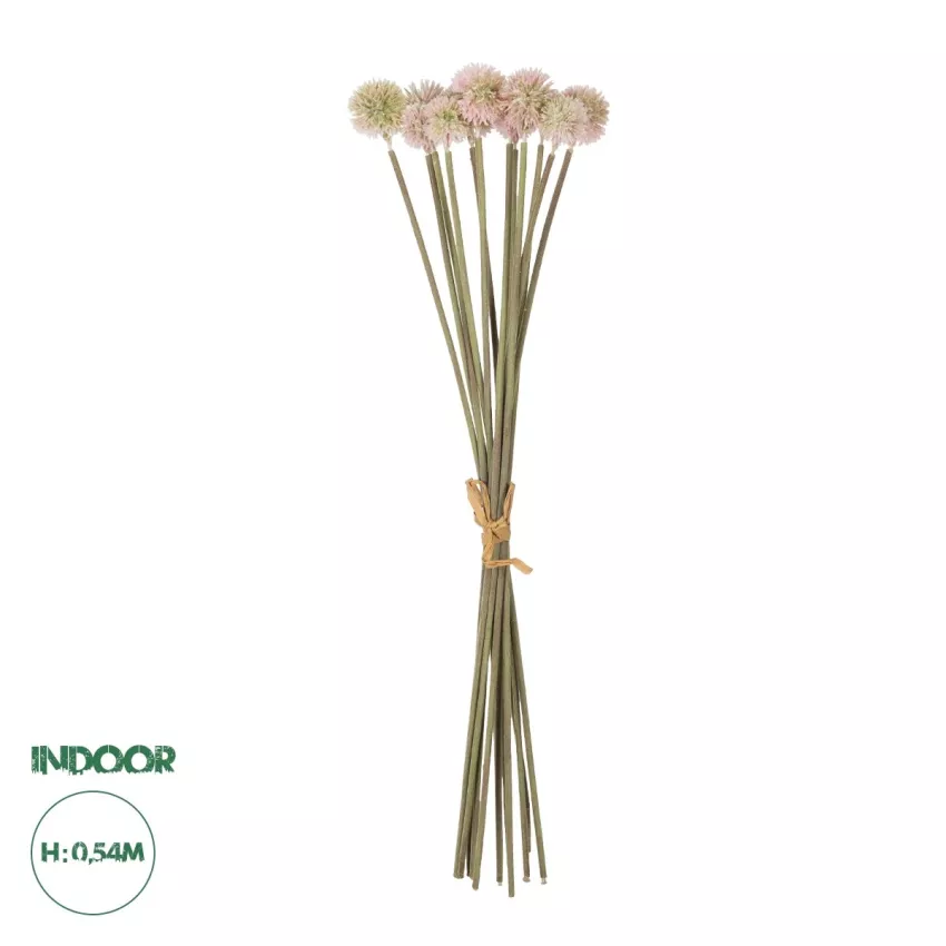 Τεχνητός Κήπος PALE PINK DANDELION BOUQET  Τεχνητό Διακοσμητικό Ταραξάκο Μπουκέτο Y54cm