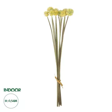 Τεχνητός Κήπος PALE YELLOW DANDELION BOUQET  Τεχνητό Διακοσμητικό Ταραξάκο Μπουκέτο Y54cm