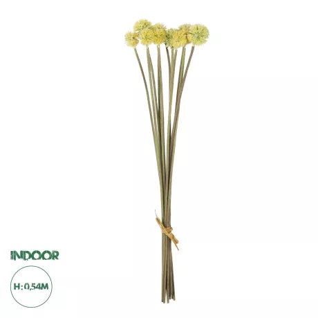 Τεχνητός Κήπος PALE YELLOW DANDELION BOUQET  Τεχνητό Διακοσμητικό Ταραξάκο Μπουκέτο Y54cm