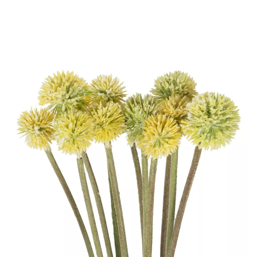 Τεχνητός Κήπος PALE YELLOW DANDELION BOUQET  Τεχνητό Διακοσμητικό Ταραξάκο Μπουκέτο Y54cm