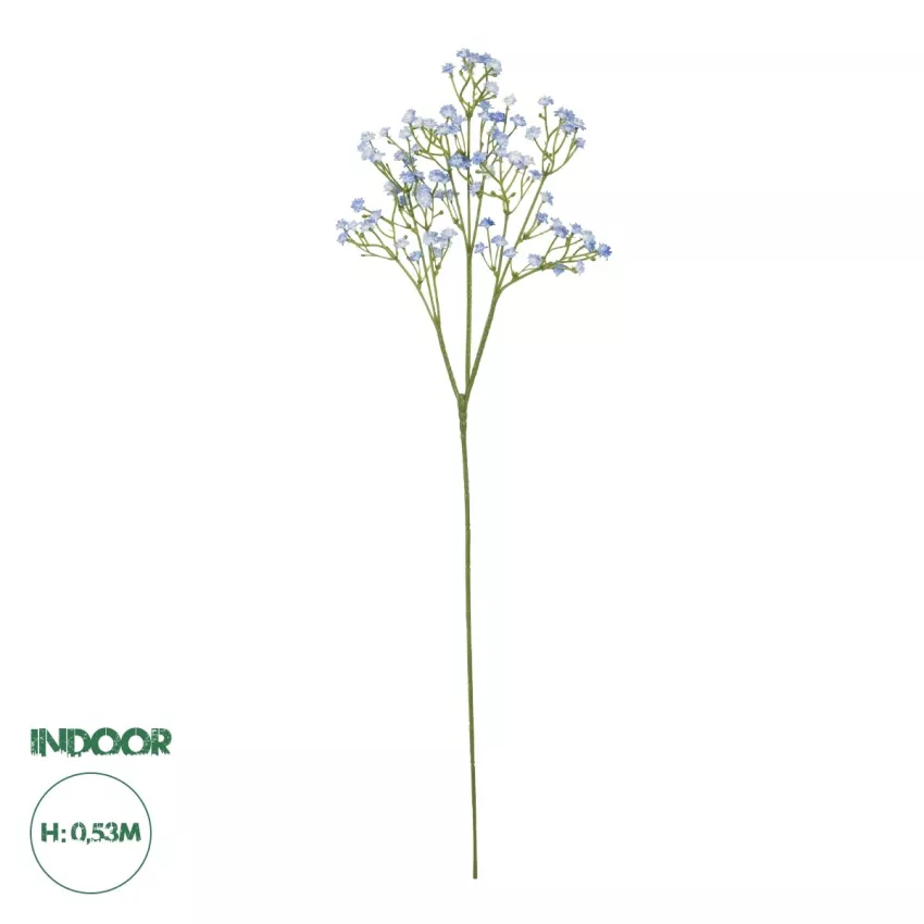 Τεχνητός Κήπος BLUE BRANCH BABY BREATH 21296 Τεχνητό Διακοσμητικό Κλαδί Μπλέ Γυψοφίλης Y53cm